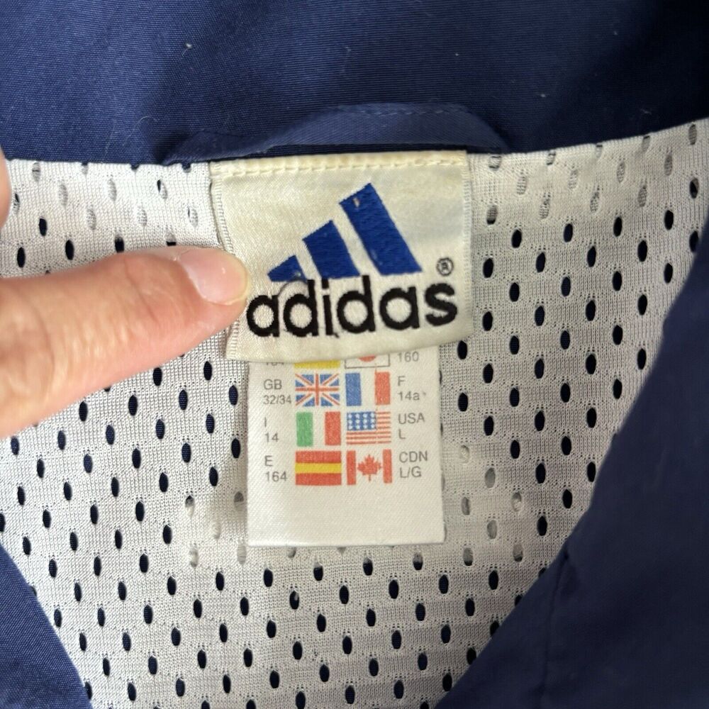 VTG adidas Jacket Full Zip lightweight Jacket Outdoors Gorpcore retro - Picture 5 of 9